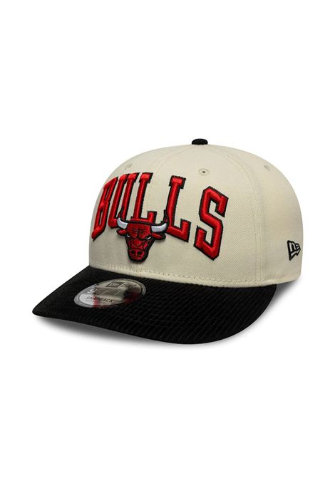 Cappello New Era 9FIFTY Chicago Bulls NBA Cord Visor Crema Nero Unisex NEW ERA | Cappelli | 60691209-